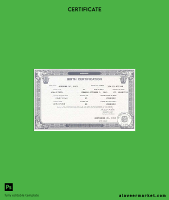 United States The Department of Sağlık birth Sertifika