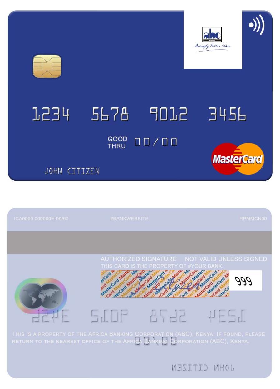 Africa Banking Corporation (ABC) Kenya mastercard