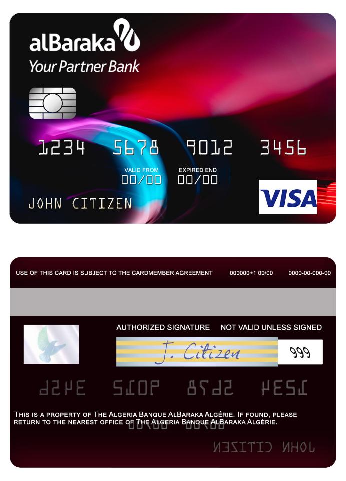 Algeria Banque AlBaraka Alg_rie visa card