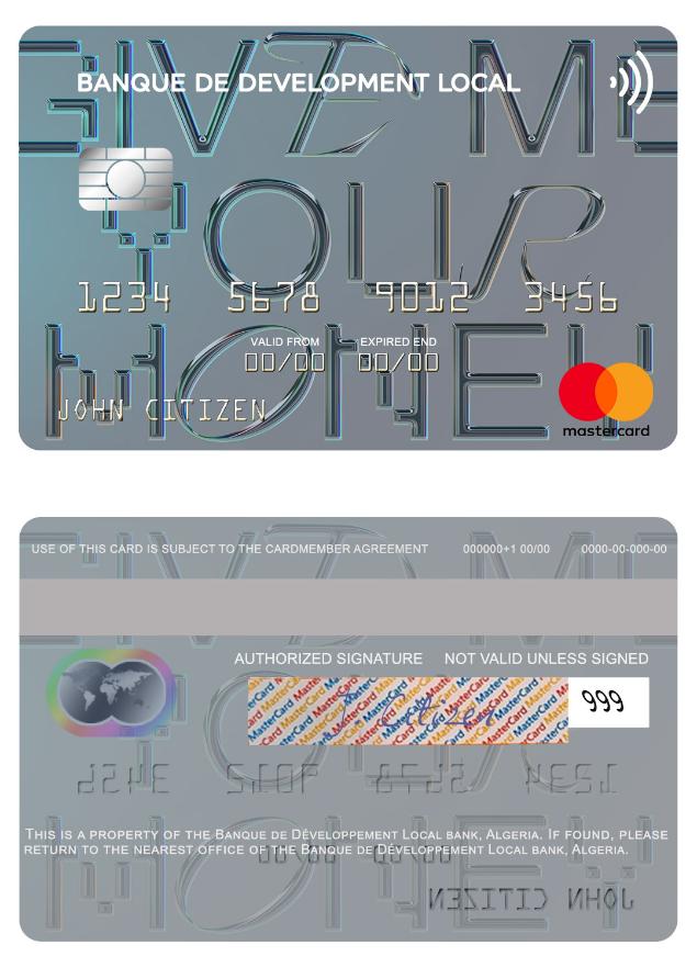 Algeria Banque de D_veloppement Local mastercard