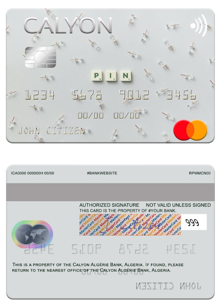 Algeria Calyon Alg_rie Bank mastercard
