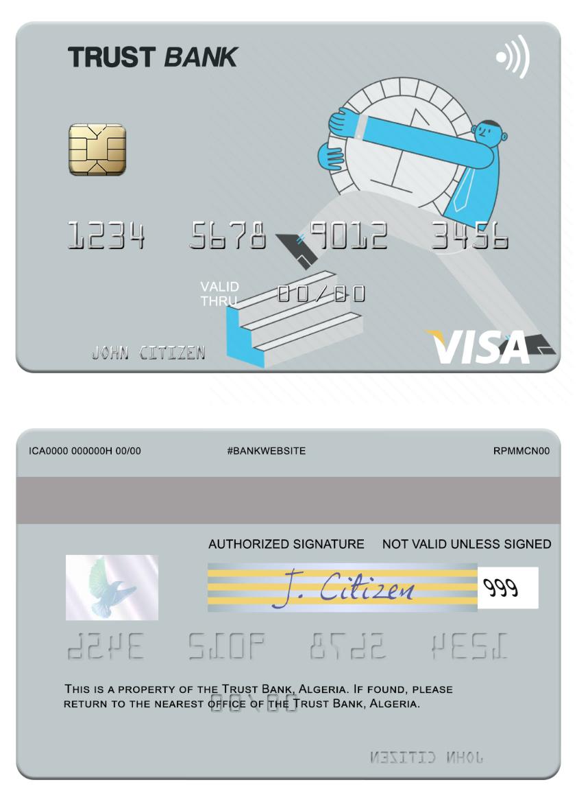 Algeria Trust Bank Alg_ria visa card