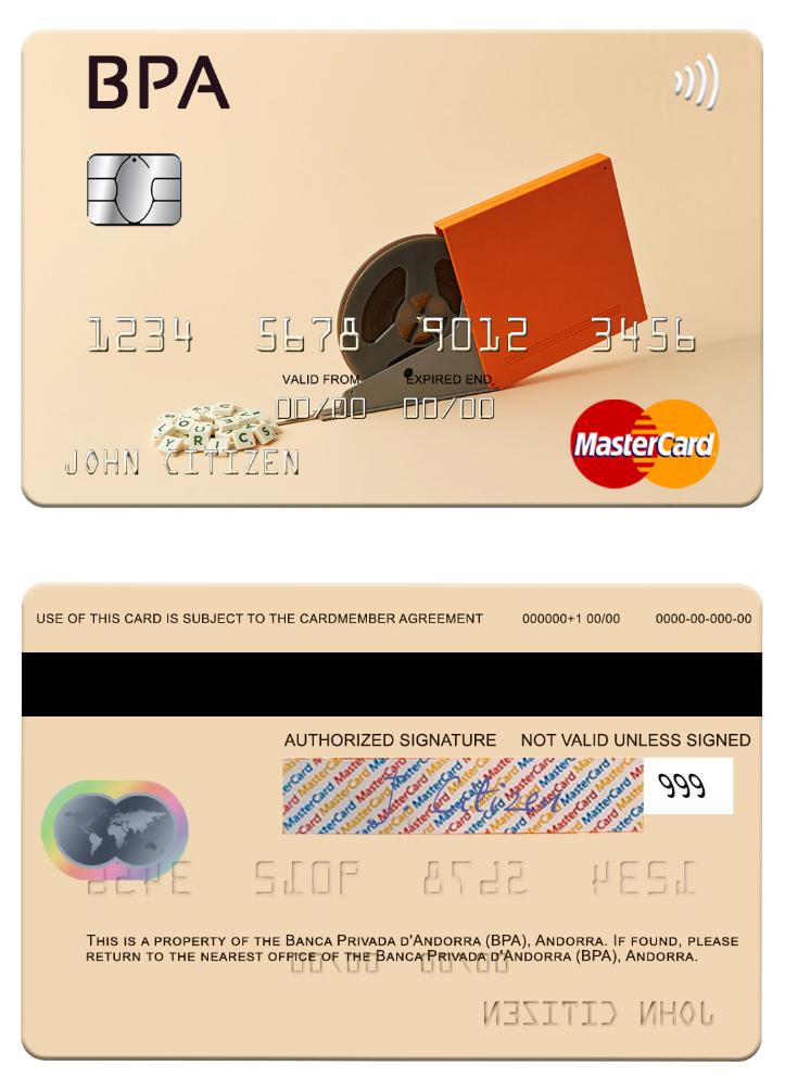 Andorra Banca Privada d_Andorra (BPA) mastercard