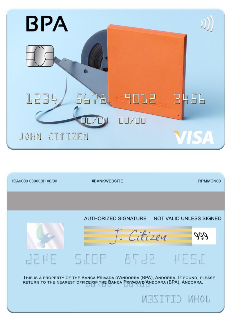 Andorra Banca Privada d_Andorra (BPA) visa card