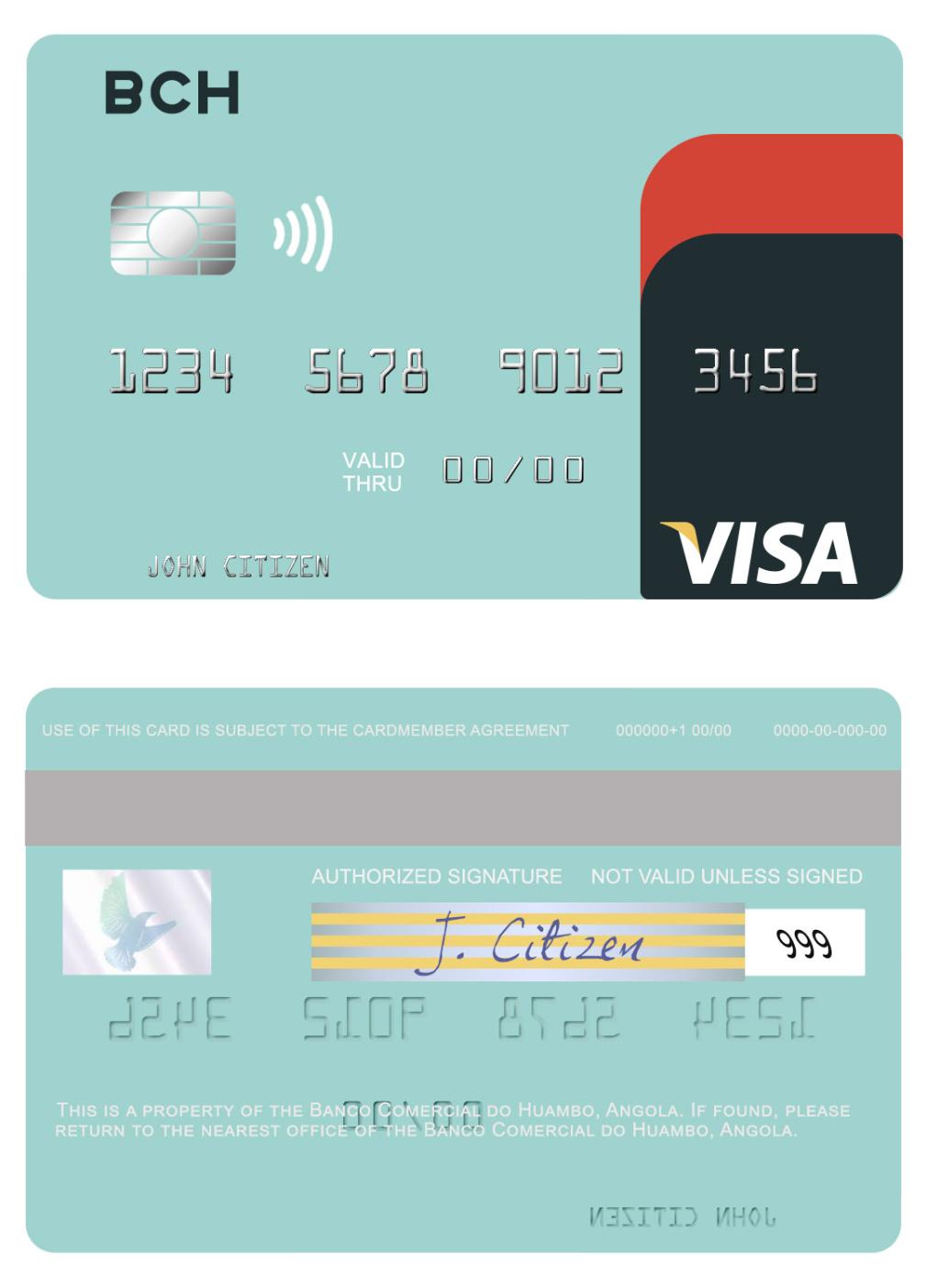 Angola Banco Comercial do Huambo visa card