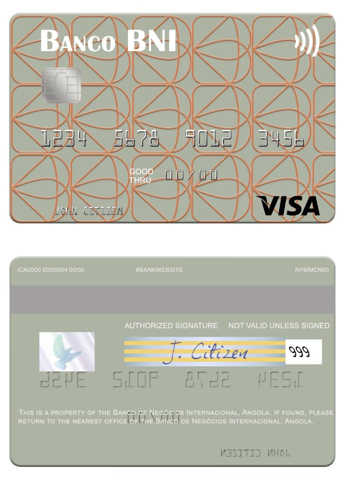 Angola Banco de Neg_cios Internacional visa card