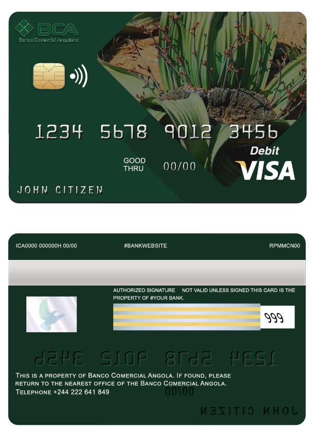 Angola Comercial bank visa card
