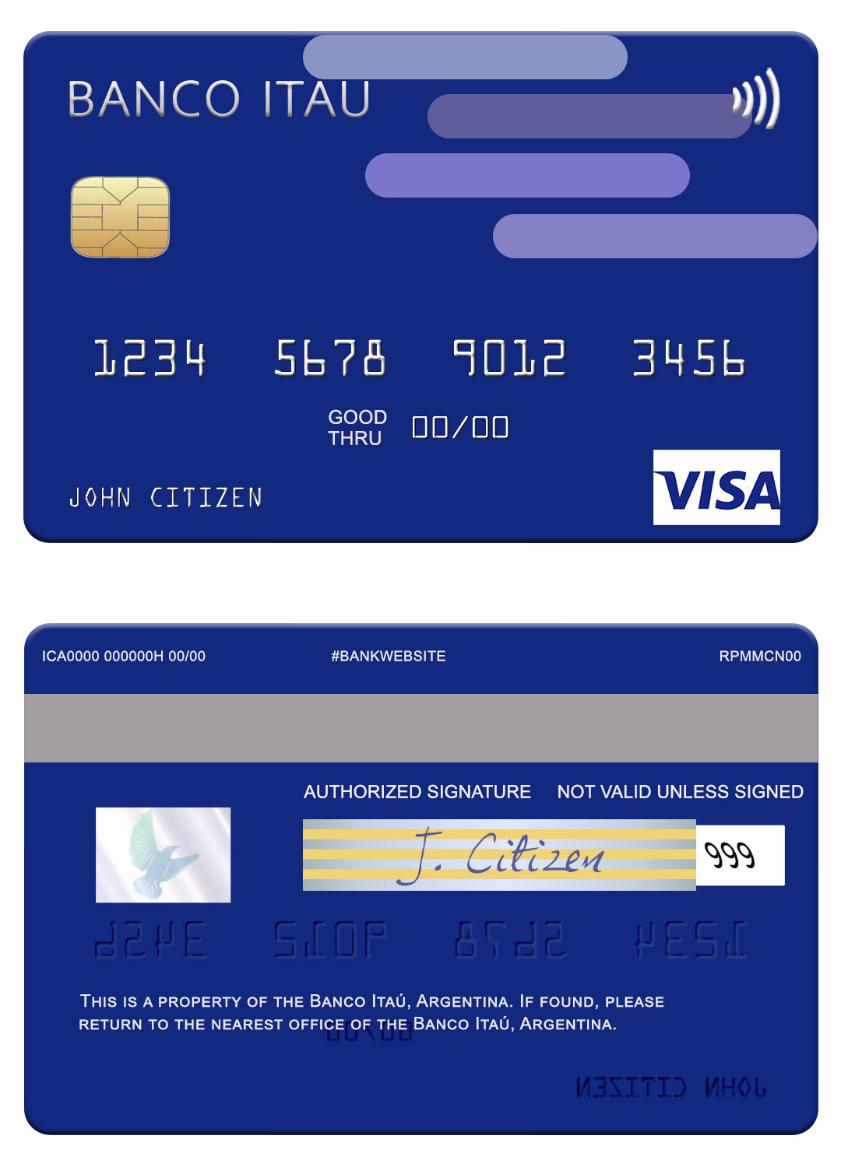 Argentina Banco Ita_ Argentina visa card