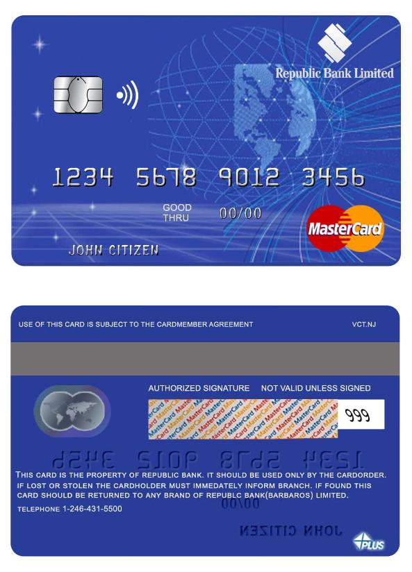 Barbaros Republic Bank mastercard