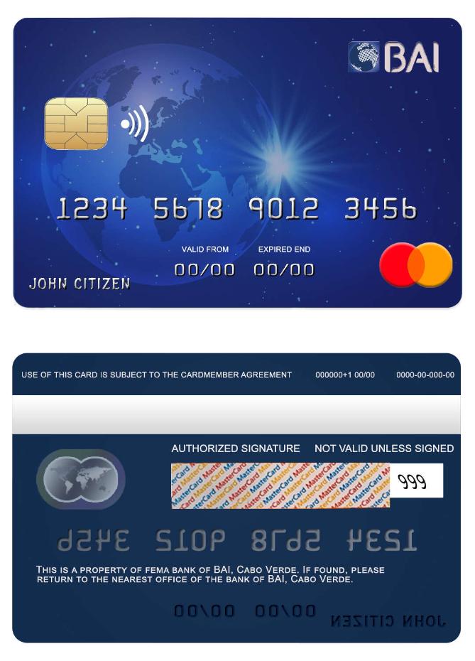 Cabo Verde BAI bank mastercard