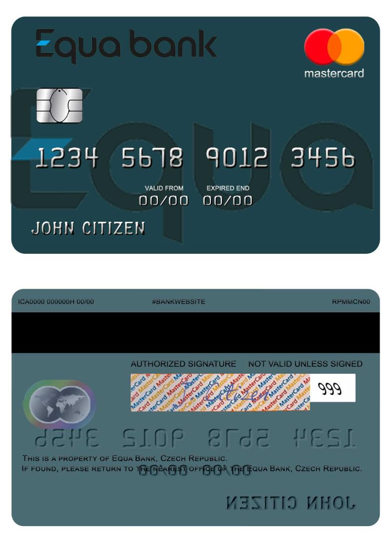 Czech Equa Bank mastercard