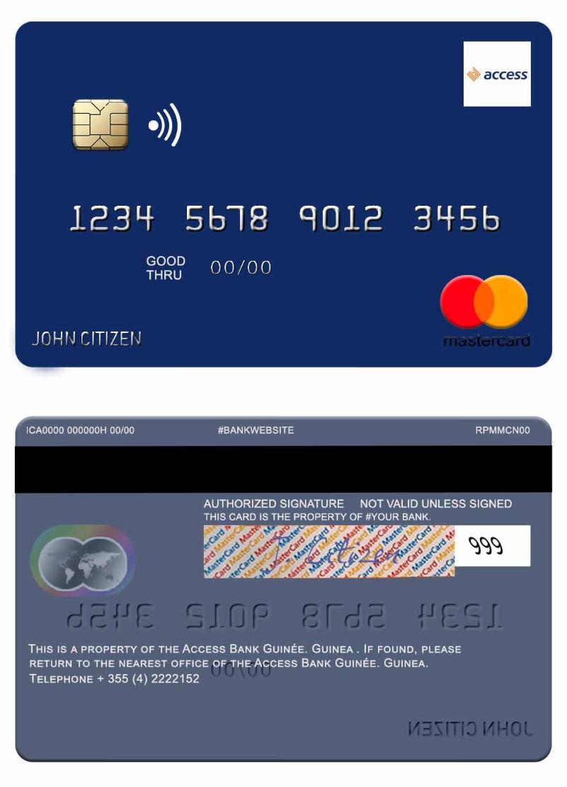 Guinea Access Bank Guin_e mastercard