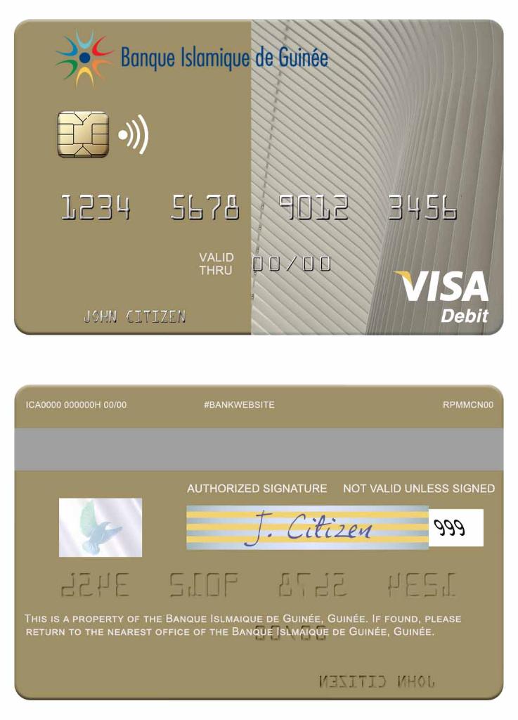 Guinea Banque Islmaique de Guin_e visa debit card