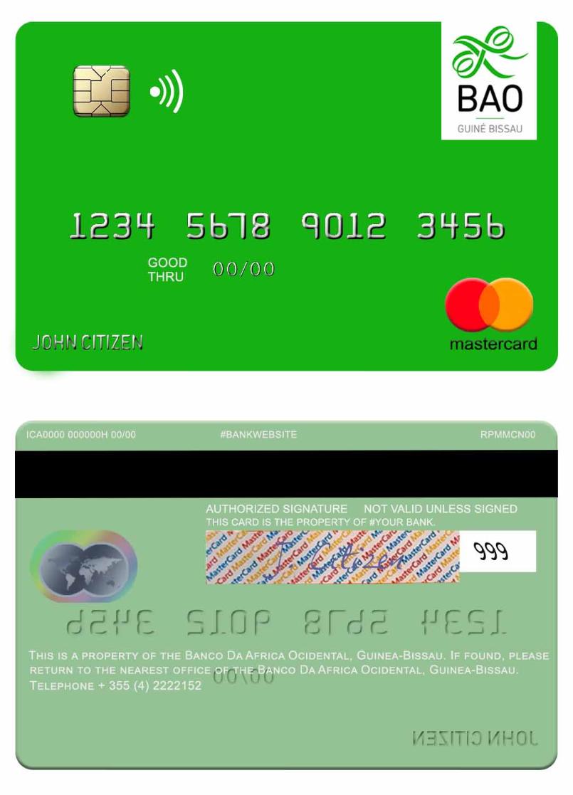 Guinea Bissau Banco Da Africa Ocidental mastercard