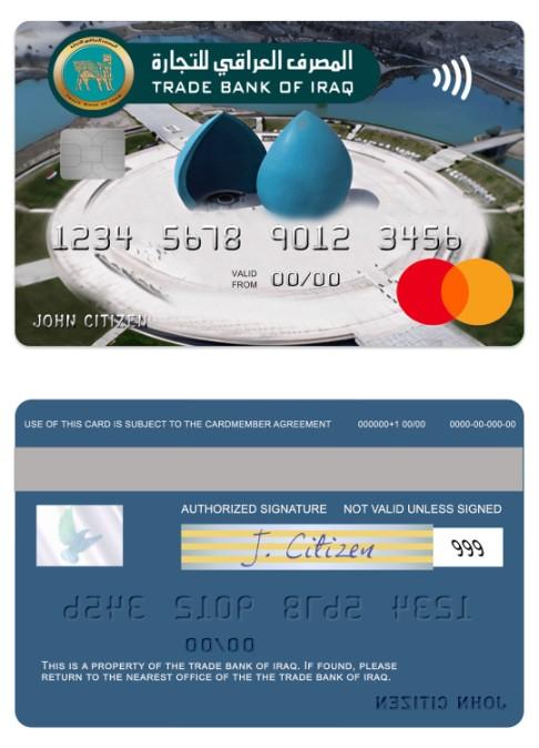 Iraq Trade Bank of Iraq mastercard