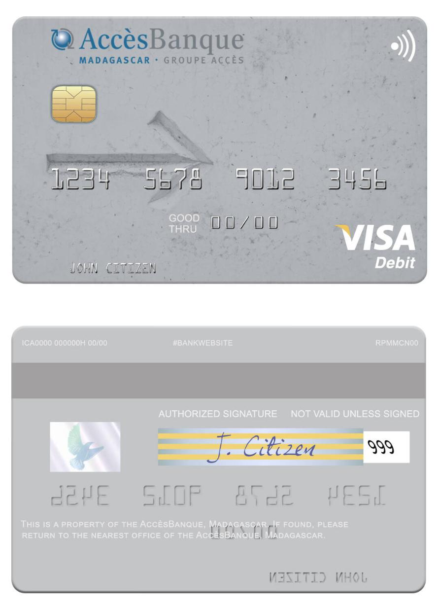 Madagascar Acc_sBanque visa debit card
