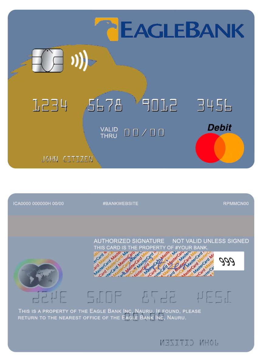 Nauru Eagle Bank Inc mastercard