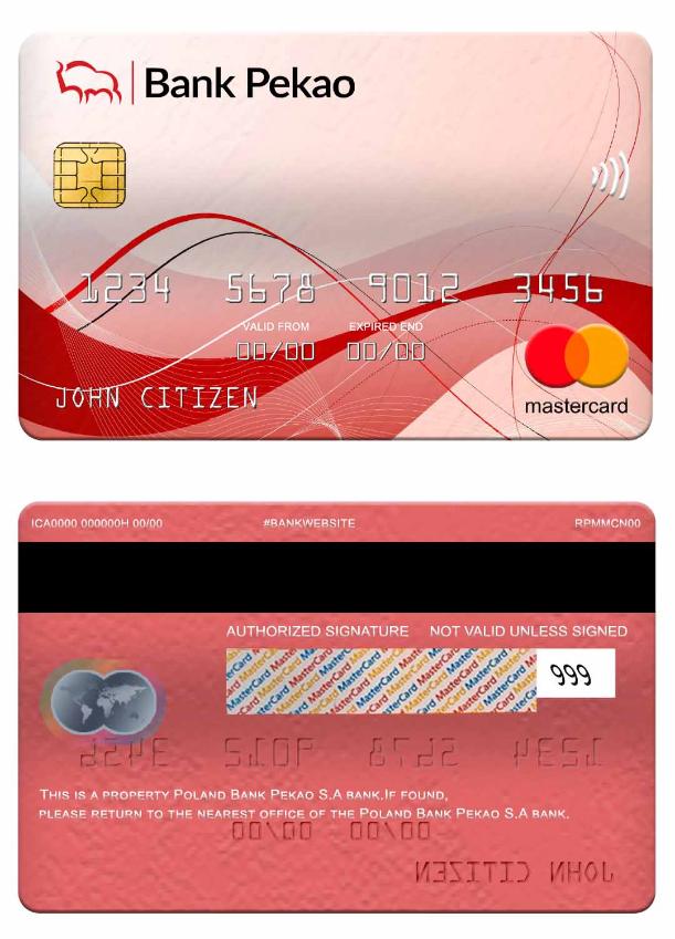 Poland Bank Pekao S.A bank mastercard