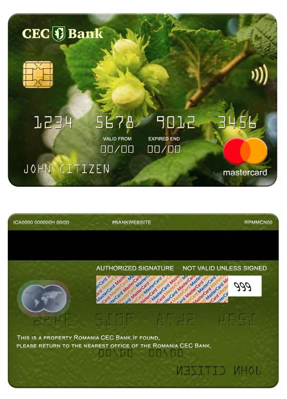 Romania CEC Bank mastercard