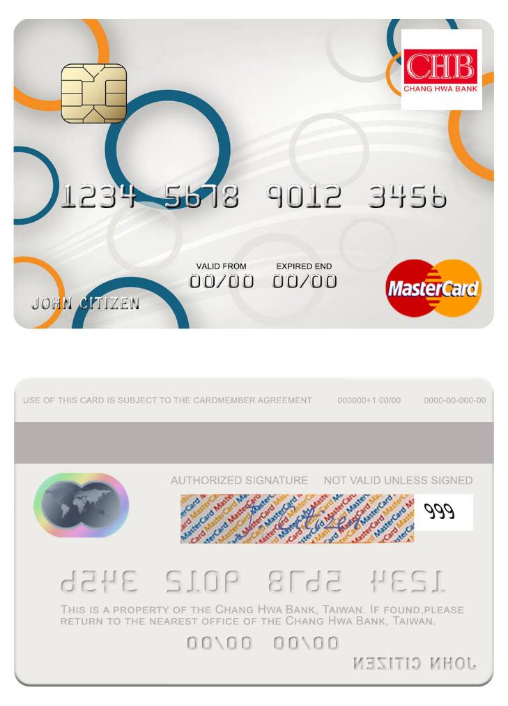 Taiwan Chang Hwa Bank mastercard