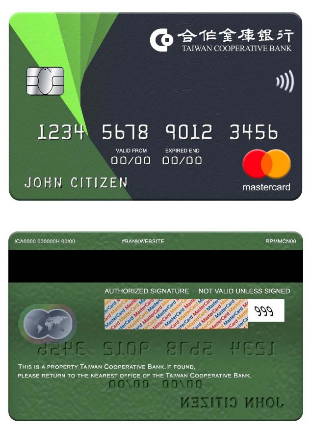 Taiwan Cooperative Bank mastercard