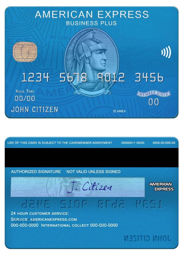 USA Citizens bank amex blue business plus card