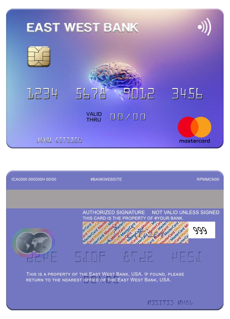 USA East West Bank mastercard
