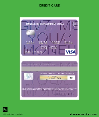 Cezayir Banque de Développement Local Vize Kart