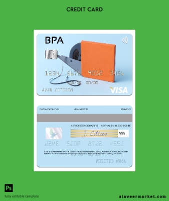 Andorra Banca Privada Andorra (BPA) Vize Kart