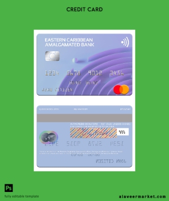 Antigua and Barbuda Eastern Caribbean Amalgamated Banka Kart