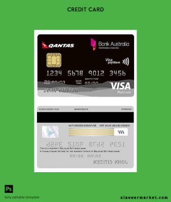 Avustralya Banka Avustralya Platinum Rewards Vize Kart