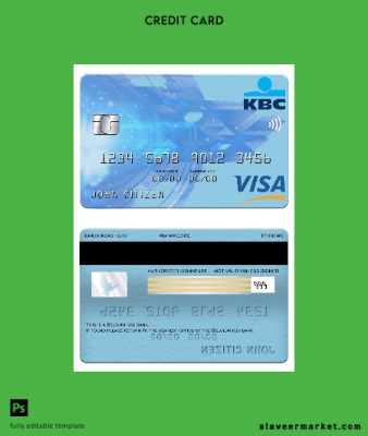 Belçika KBC Banka Vize Kart