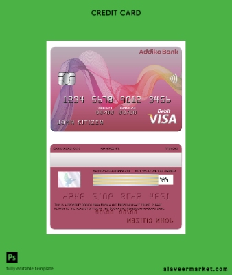 Bosnia and Herzegovina Addiko Banka Vize Kart