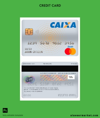 Brezilya Caixa Banka master Banka Kart