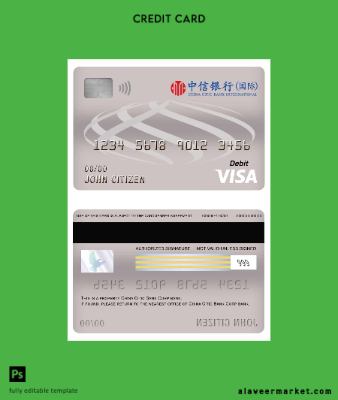 Çin Citic Banka Corp Banka Vize Banka Kart