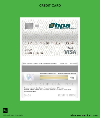 Küba Banco Popular de Ahorro (BPA) Banka Vize Banka Kart