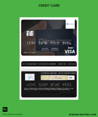 Dominican Republic Banco Vimecan Vize Banka Kart
