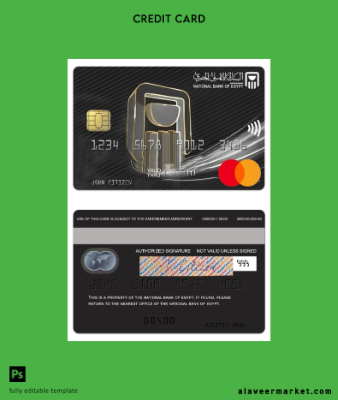 Mısır National Banka of Mısır platinum Kart