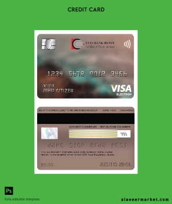 Equatorial Guinea CCEI Banka Vize electron Kart