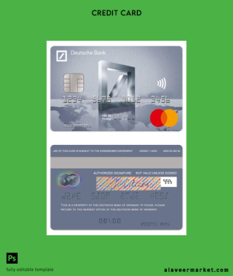 Almanya Deutsche Banka travel Kart