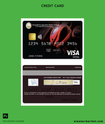 Grenada Co-operative Banka limited Vize infinite Kredi Kart