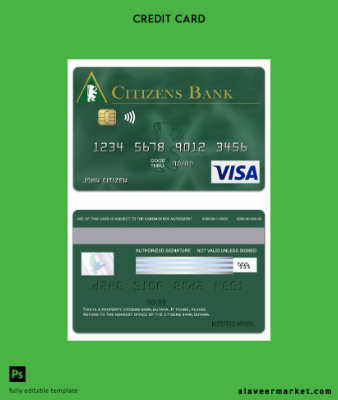Guyana Citizens Banka Vize green Kart