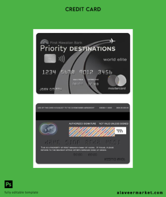 Hawaii Priority Destinations World Elite Kredi Kart