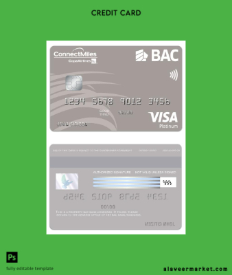 Honduras BAC Banka Vize platinum Kart