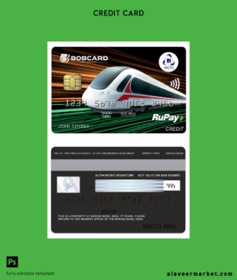 Hindistan The Baroda Banka Kart IRCTC RuPay Kredi Kart