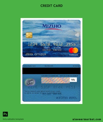 Japonya Mizuho Banka Kart