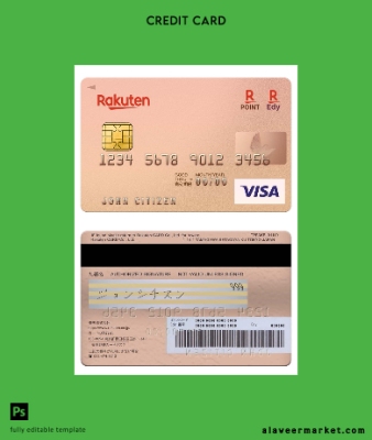Japonya Rakuten Banka Vize Kart