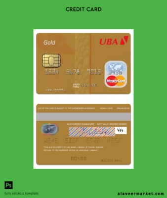 Liberia UBA Banka gold Banka Kart