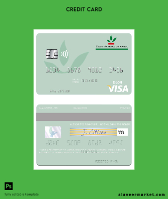 Fas Crédit Agricole du Maroc Vize Banka Kart