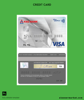 Myanmar KBZ Banka MPU Vize Kredi Kart